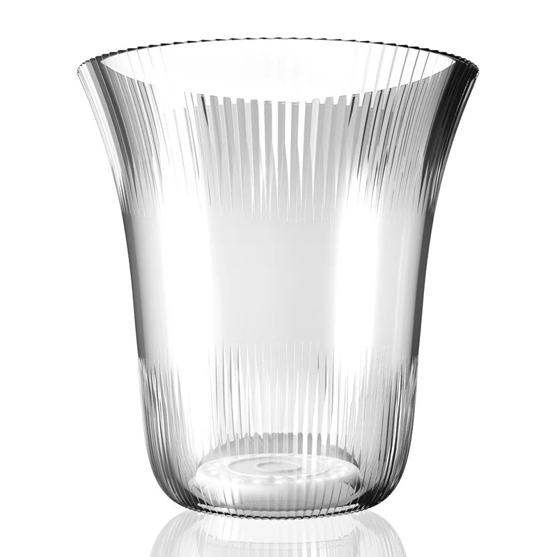 Ø 22.7 x H 24 cm - Plaza Secchiello Champagne Per 1 Bottiglia In Acrilico Con Base Led