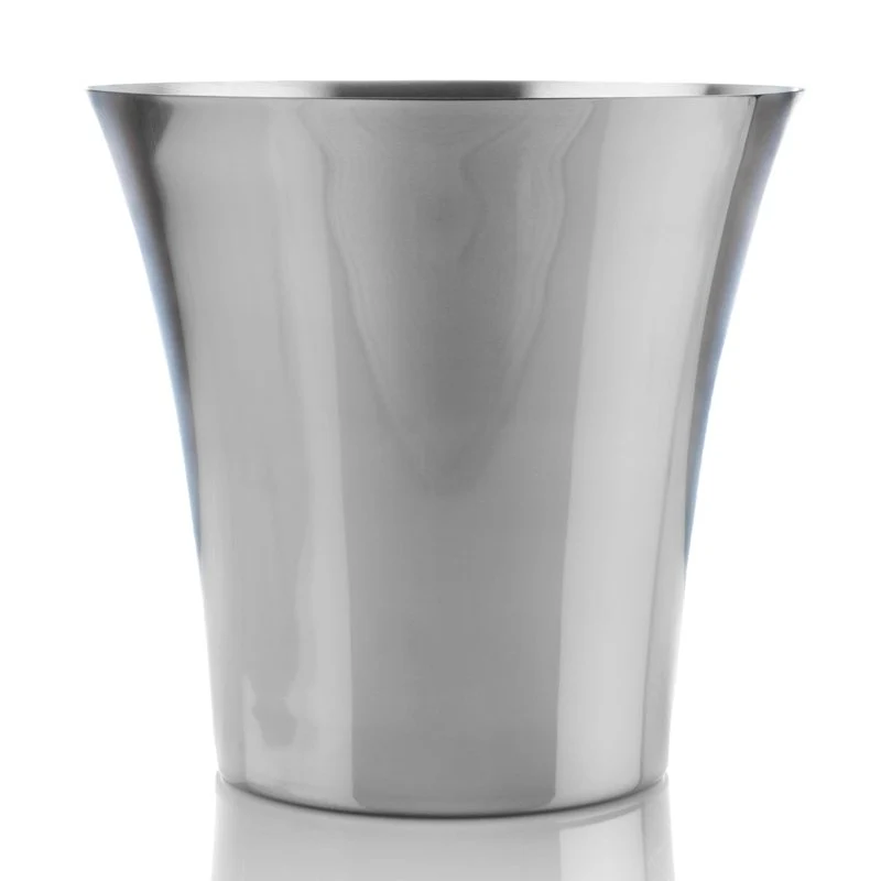 Ø 21 x H 20 cm - Winston Secchiello Champagne Per 1 Bottiglia In Acciaio Inox