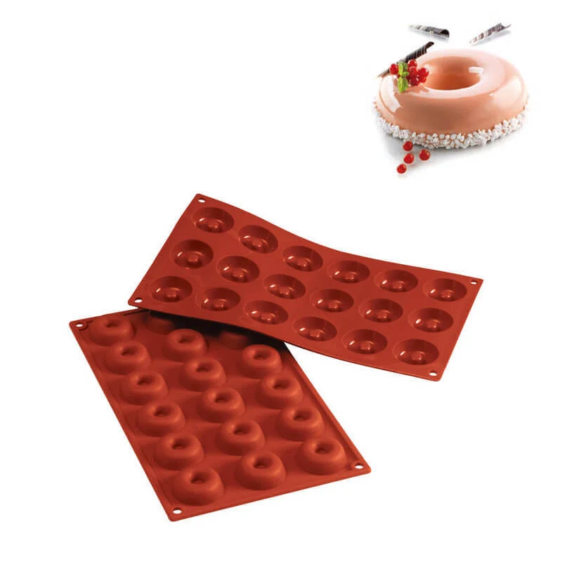 18 Forme Classic Stampo Savarin In Silicone