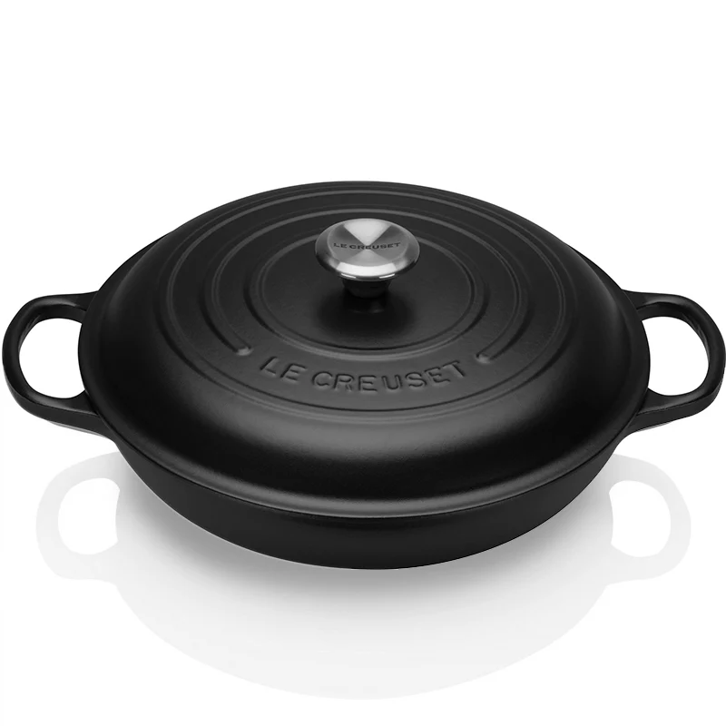 30 cm - Cocotte Evolution Tegame Basso Rotondo In Ghisa