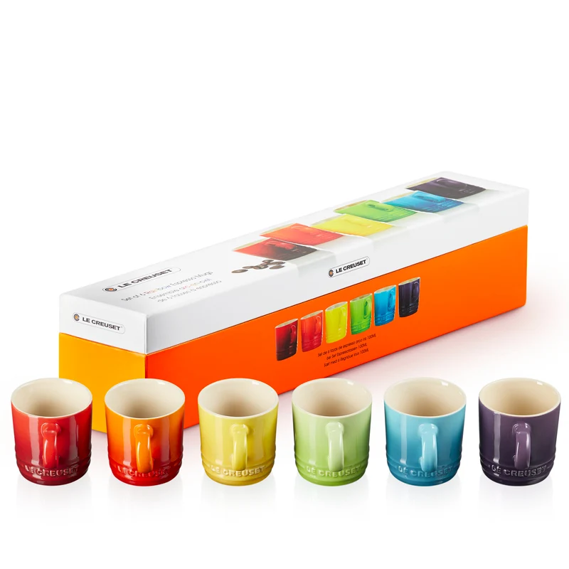 10 cl - London Tazzina Caffé Espresso In Gres Vetrificato - Set 6 Pz