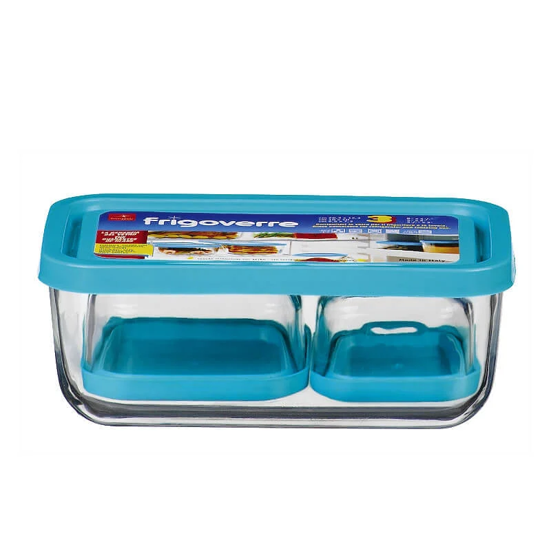 Frigoverre Classic Contenitore Per Alimenti Rettangolare - Set 3 Pz