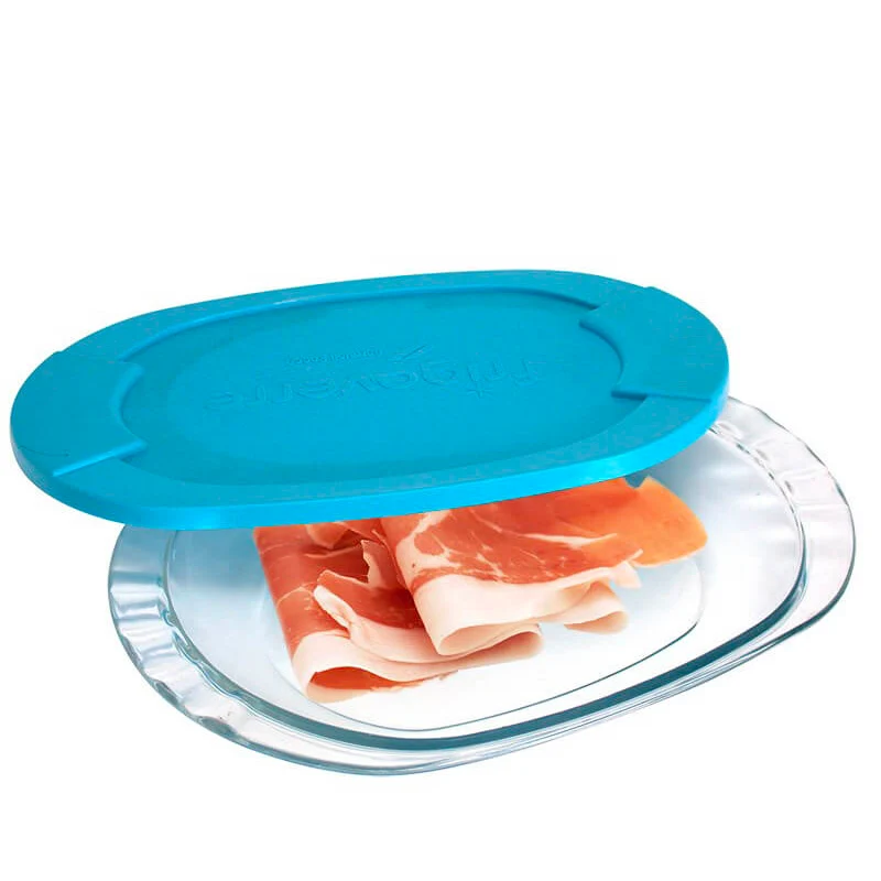 Frigoverre Classic Contenitore Per Alimenti Piatto Ovale In Vetro