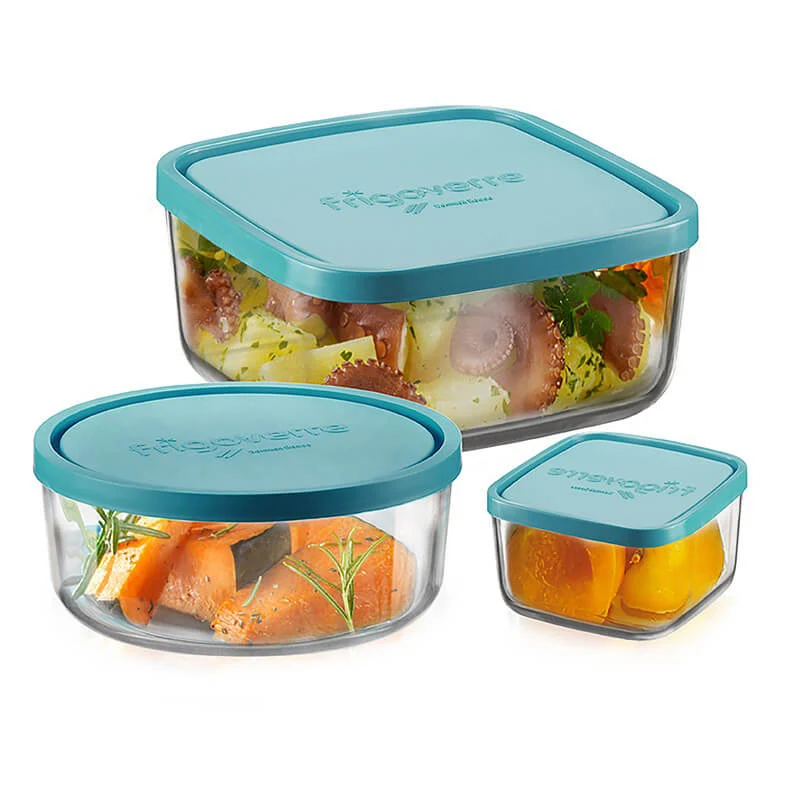 Frigoverre Classic Contenitore Per Alimenti - Set 3 Pz