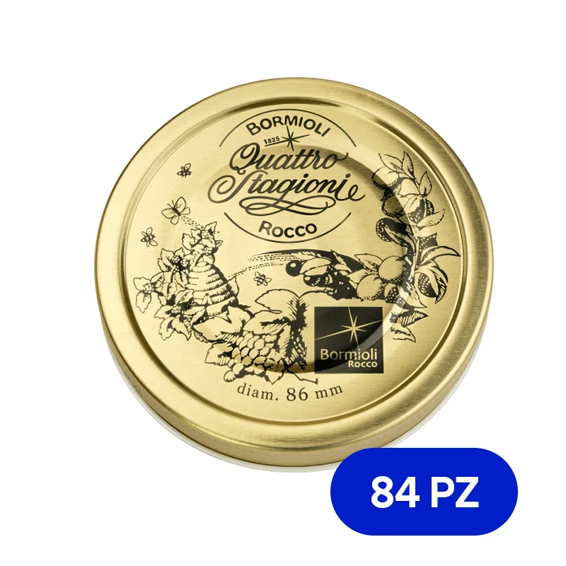 8.6 cm - Quattro Stagioni Tappo Capsula - Set 84 Pz