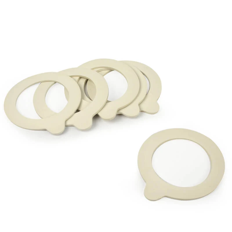 8 cm Fido Guarnizioni Fido In Vetro - Set 6 Pz
