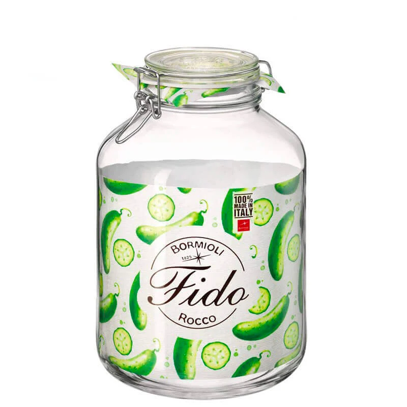 500 cl - Fido Vasetto Ermetico Cilindrico In Vetro