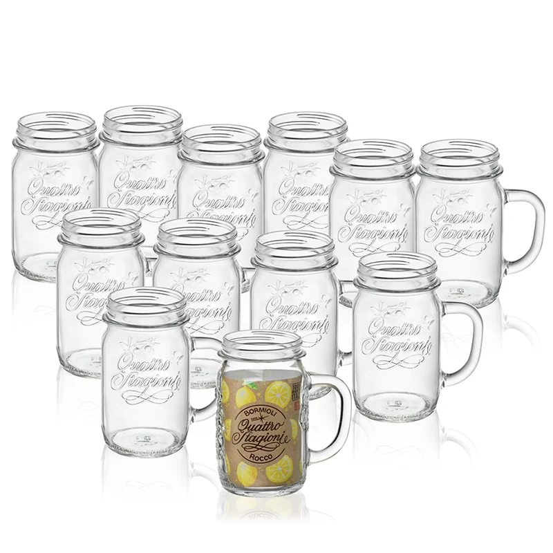 41.5 cl - Quattro Stagioni Vasetto Con Manico Senza Capsula - Set 12 Pz
