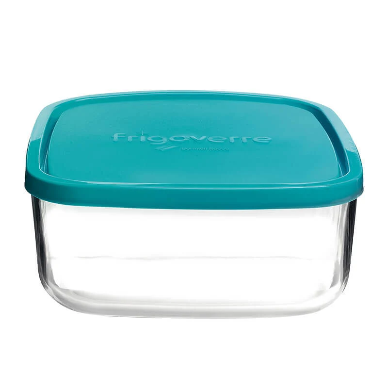 22x22cm Frigoverre Classic Contenitore Per Alimenti Quadrato