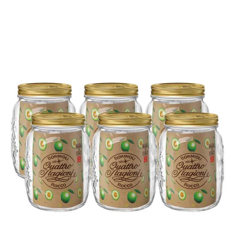 200 cl - Quattro Stagioni Vaso - Set 6 Pz