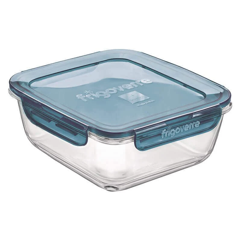 18x18 cm - Frigoverre Evolution Contenitore Per Alimenti Ermetico In Vetro Temperato