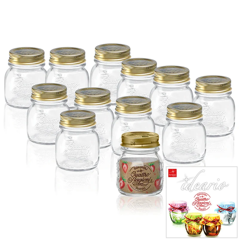 15 cl - Quattro Stagioni Vasetto Con Ricettario - Set 12 Pz