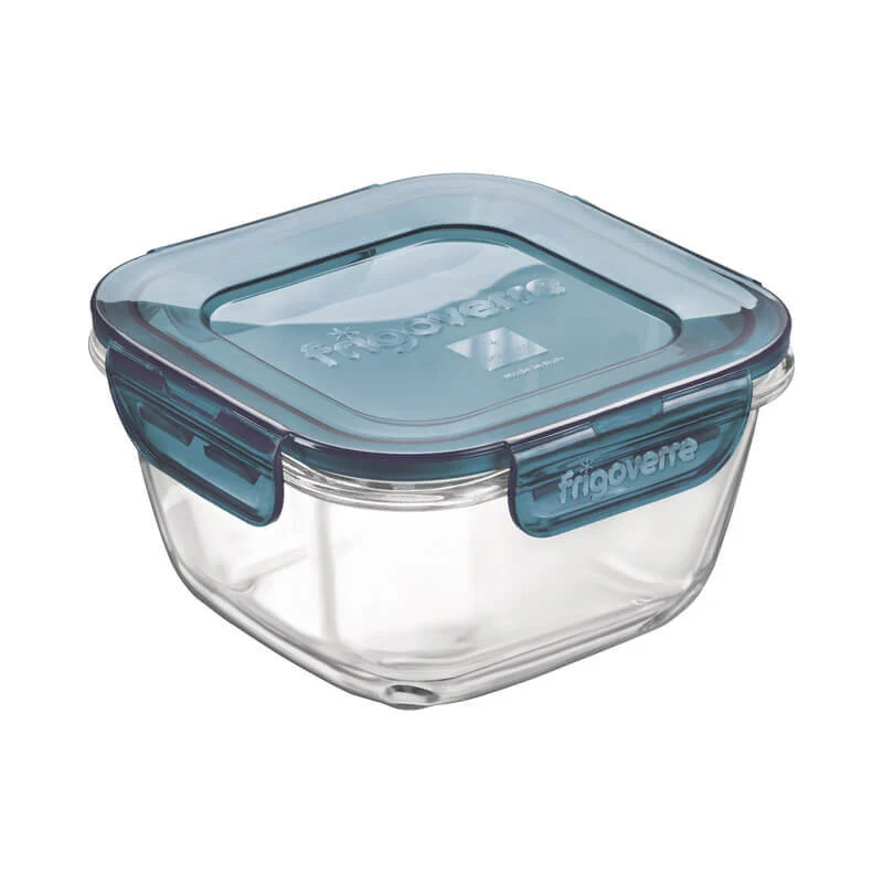 14x14 cm - Frigoverre Evolution Contenitore Per Alimenti Ermetico In Vetro Temperato