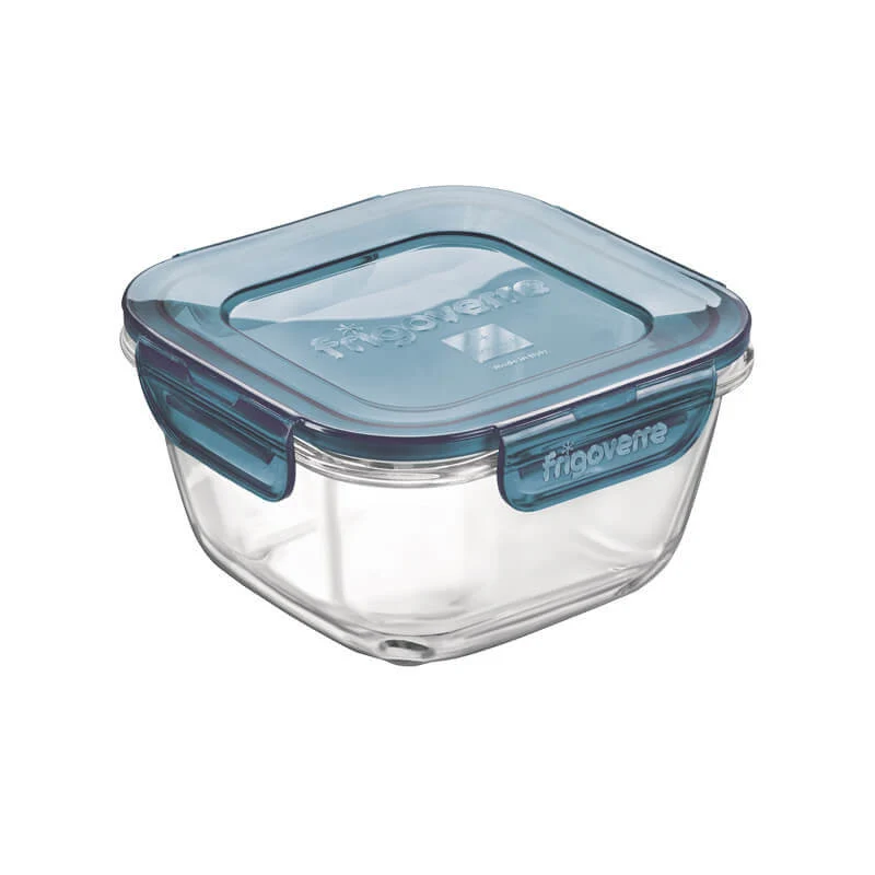 12x12 cm - Frigoverre Evolution Contenitore Per Alimenti Ermetico In Vetro Temperato