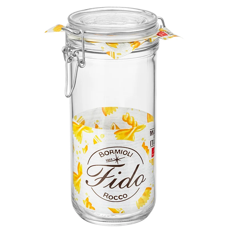 100 cl - Fido Vasetto Ermetico Cilindrico In Vetro