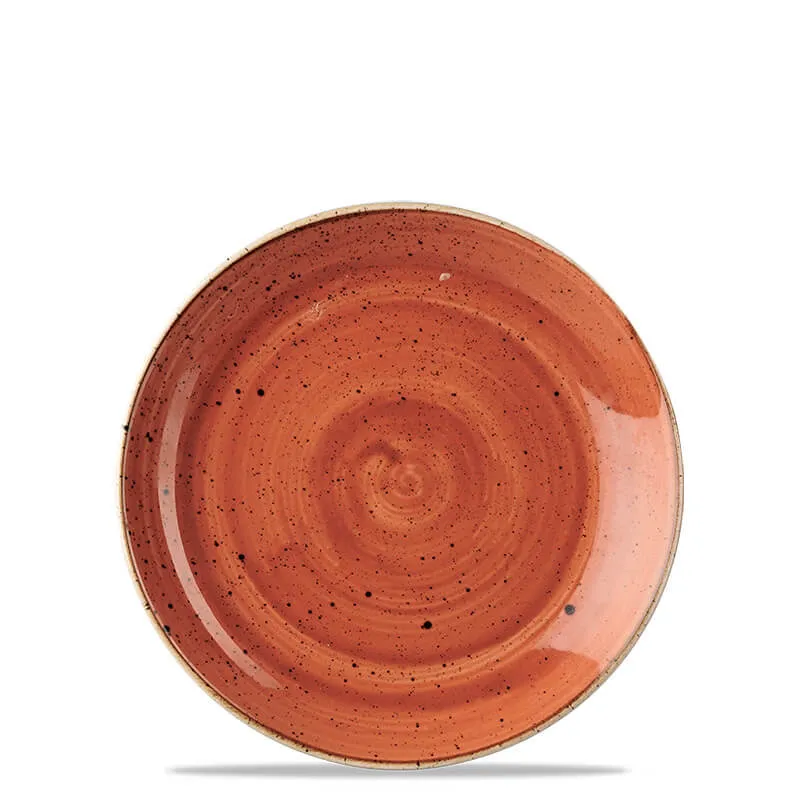 21.7 cm - Stonecast Piatto Frutta Dessert Rotondo In Porcellana Vetrificata
