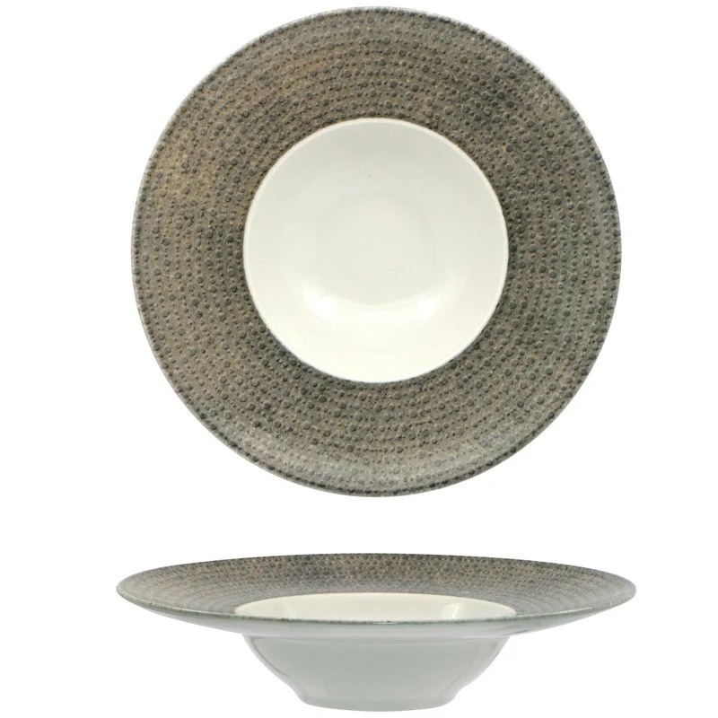 27.5 cm - Nail Piatto Pasta In Porcellana - Set 6 Pz
