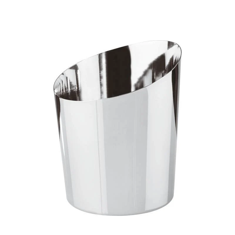 9.5 cm - Tableware Buffet & Display Cestello Porta Snack In Acciaio Inox