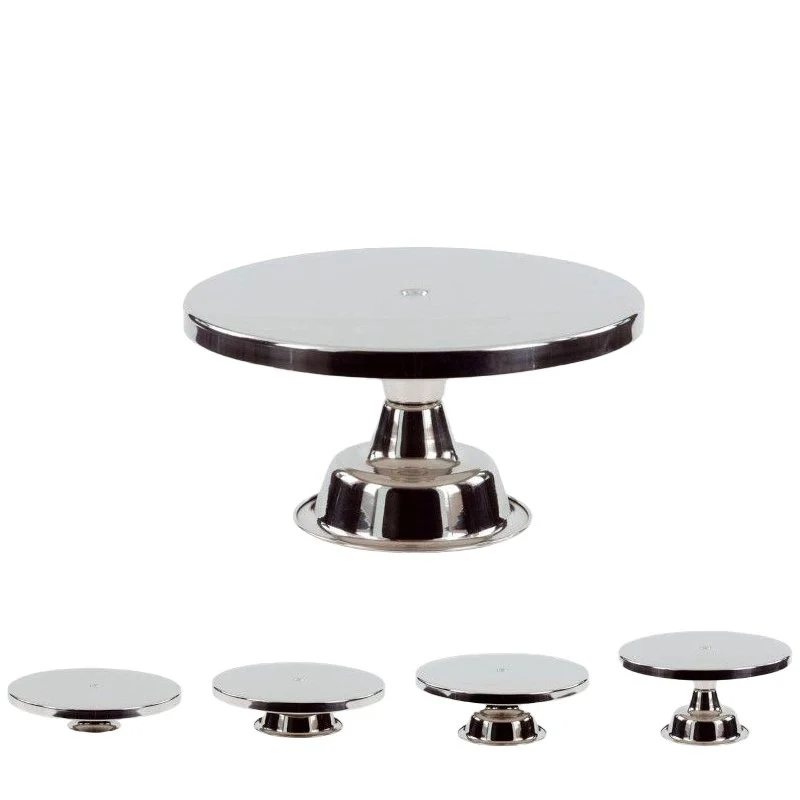 20 cm - Alzata In Acciaio Inox