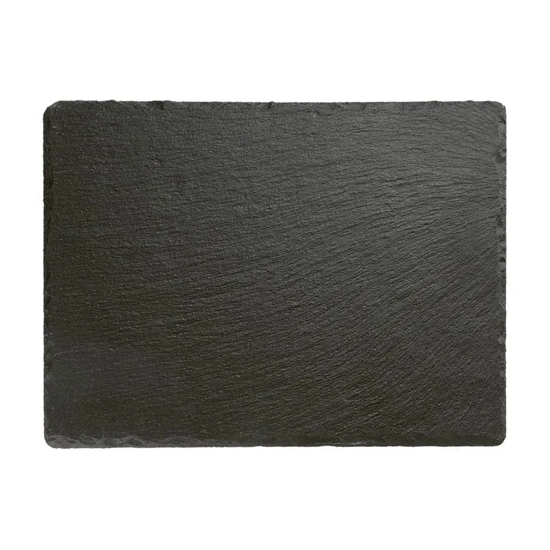 26.5x20.5 cm - Piatto Vassoio Rettangolare In Ardesia