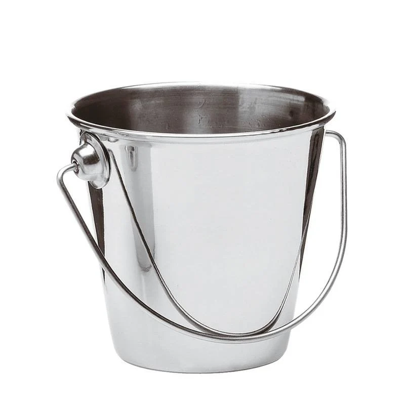 9 cm - Tableware Buffet & Display Secchiello Porta Snack In Acciaio Inox