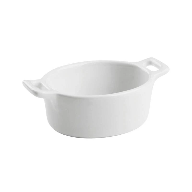 10.5x7 cm - Finger Food Mini Casseruola In Porcellana