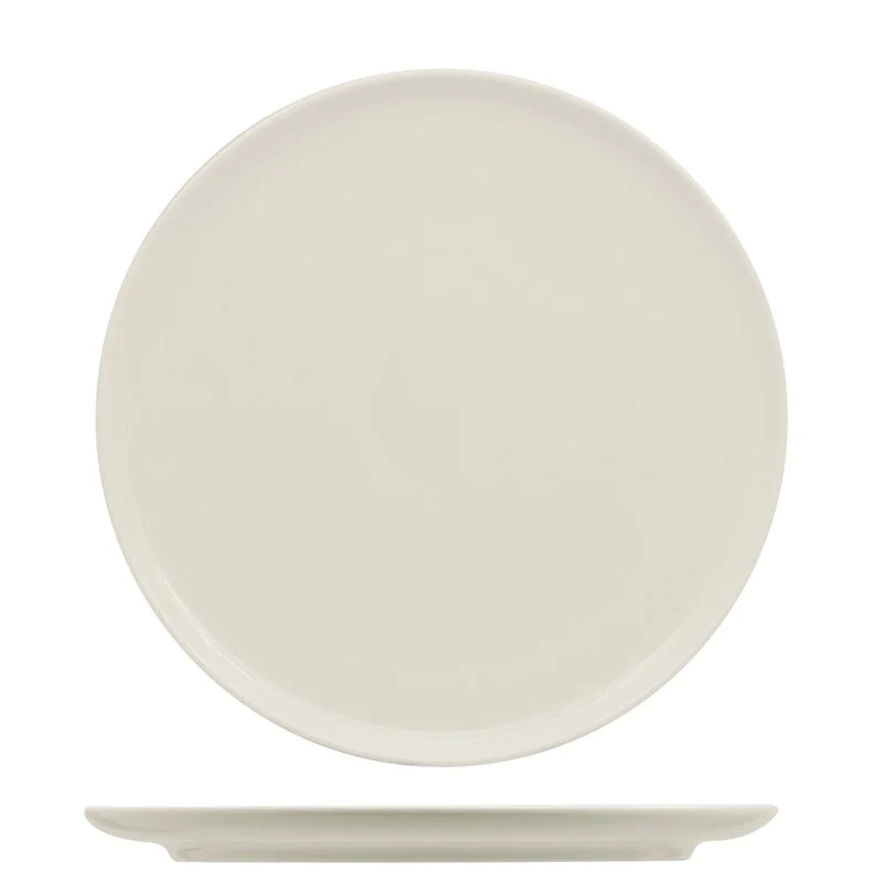 25 cm - Privilege Piatto Piano In Porcellana - Set 12 Pz