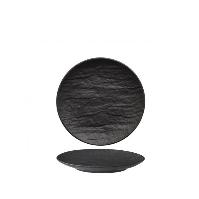 13 cm - Erosion Piatto Pane In Porcellana - Set 12 Pz
