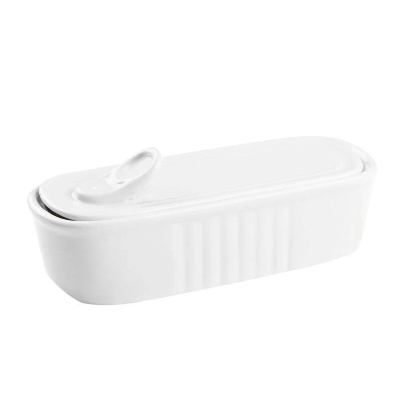 13.5x5.5 cm - Finger Food Scatoletta Sardine In Porcellana