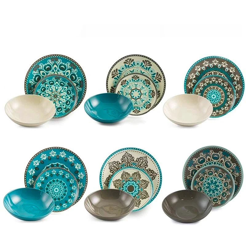 Cala Jondal Servizio Piatti In Stoneware - Set 18 Pz