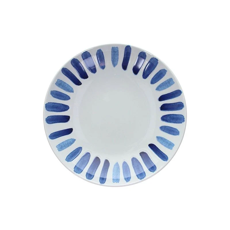 26 cm - Panarea Piatto Fondo In Porcellana - Set 6 Pz