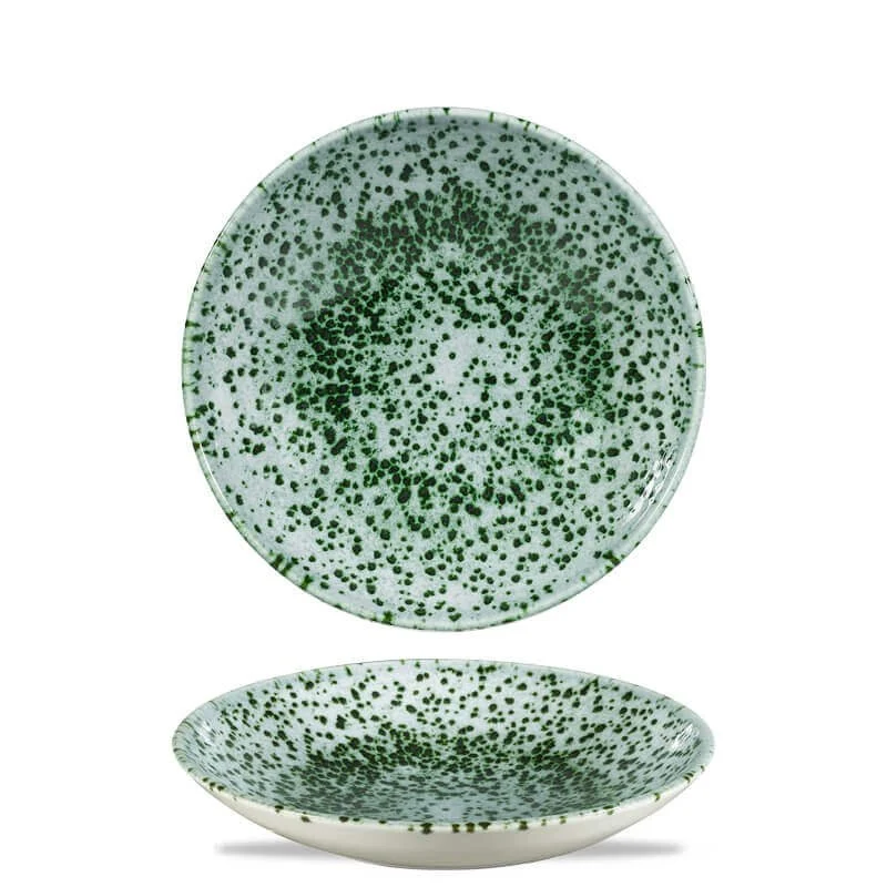 18.2 cm - Studio Prints Mineral Green Piatto Fondo In Porcellana Vetrificata