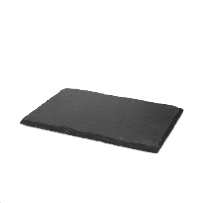 32.5x26.5 cm - Piatto Vassoio Rettangolare In Ardesia