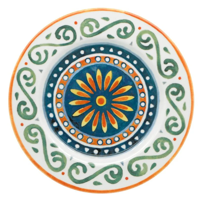 31 cm - Capri Piatto Pizza In Porcellana - Set 6 Pz