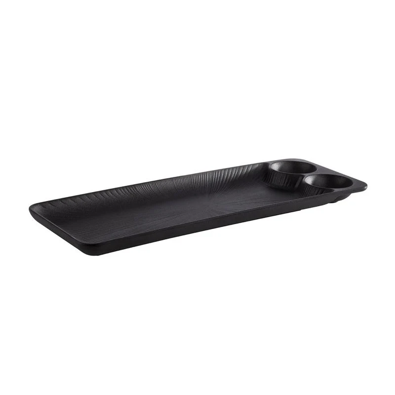 41x15 cm - Nero Vassoio In Melamina