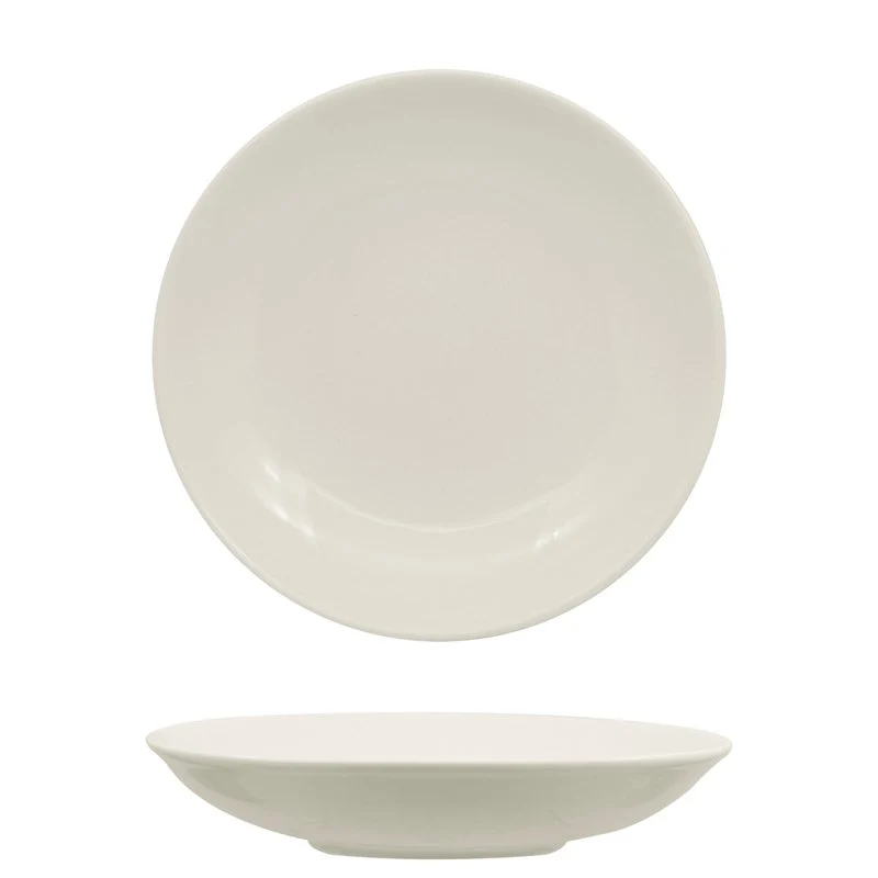 28 cm - Vital Coupe Piatto Pasta In Porcellana - Set 6 Pz