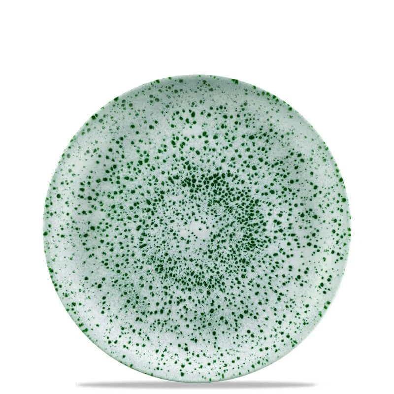 28.8 cm - Studio Prints Mineral Green Piatto Piano In Porcellana Vetrificata