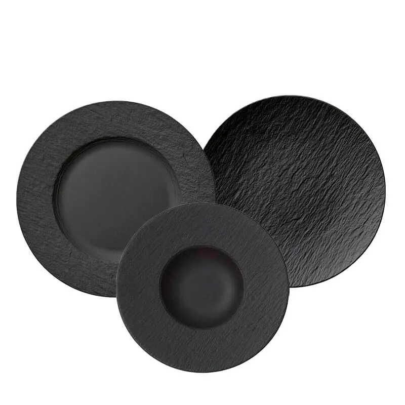 Manufacture Rock Servizio Piatti In Porcellana - Set 18 Pz