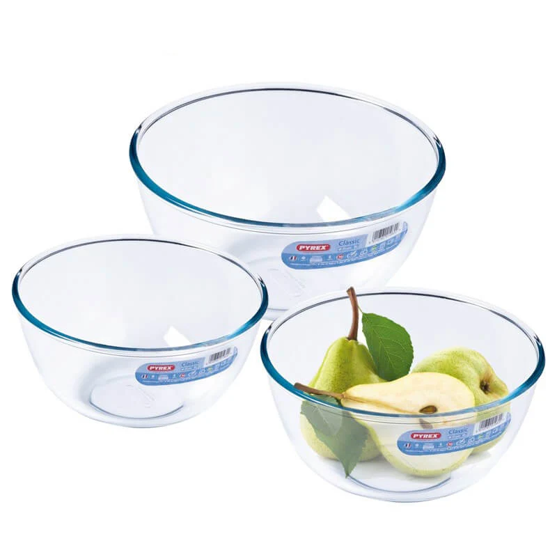 Classic Coppe Multiuso In Vetro Borosilicato - Set 3 Pz
