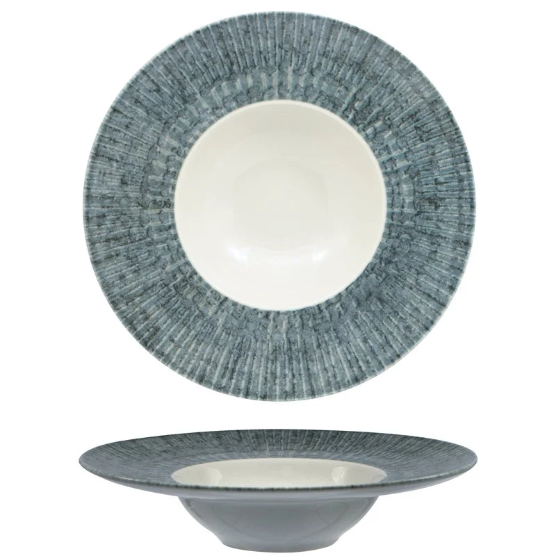 27.5 cm - Space Piatto Pasta In Porcellana - Set 6 Pz