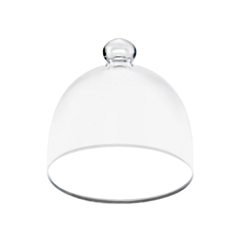 Crackle Cloche - Campana Per Piatto Donut In Vetro