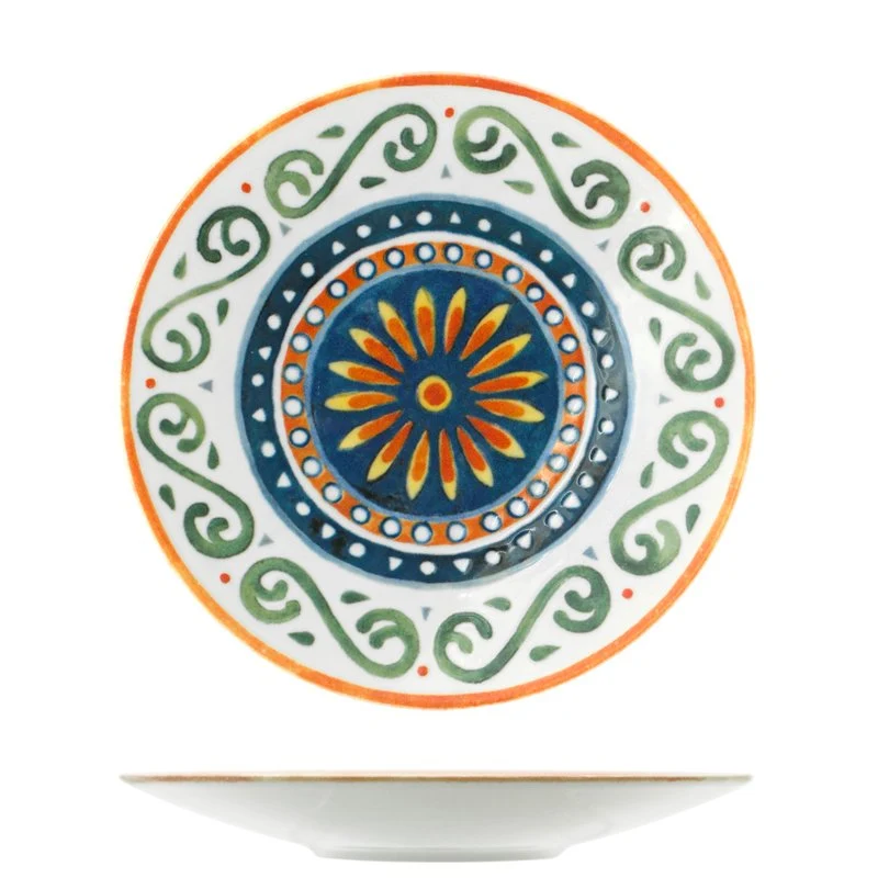 28 cm - Capri Piatto Fondo In Porcellana - Set 6 Pz