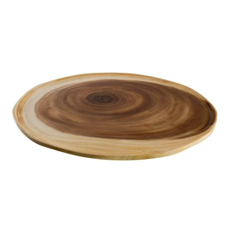 24 cm - Tableware Buffet & Display Vassoio Fatto a mano In Legno di Acacia