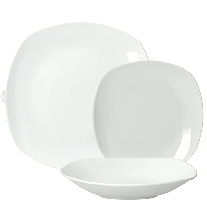 Splendor Servizio Piatti In Porcellana - Set 18 Pz
