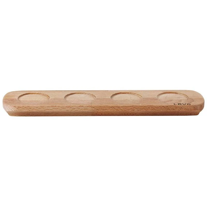 36x8 cm - Happy Hour Vassoio Porta Snack Con Inserti In Legno