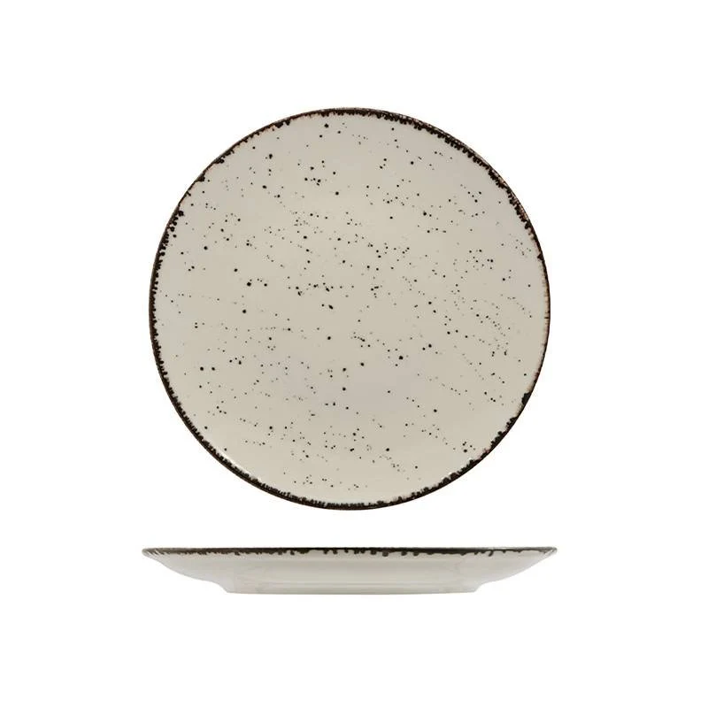 27 cm - Cromya Cream Piatto Fondo In Porcellana