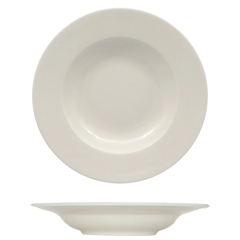 30 cm - Prime Piatto Pasta In Porcellana - Set 6 Pz