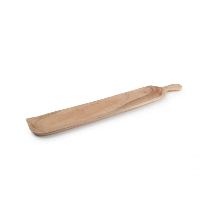 50x7 cm - Vassoio Rettangolare Con Manico In Legno