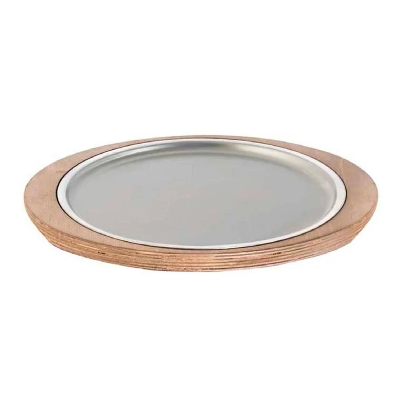 38x34 cm - Celsius Piatto Presentazione Con Support In Legno