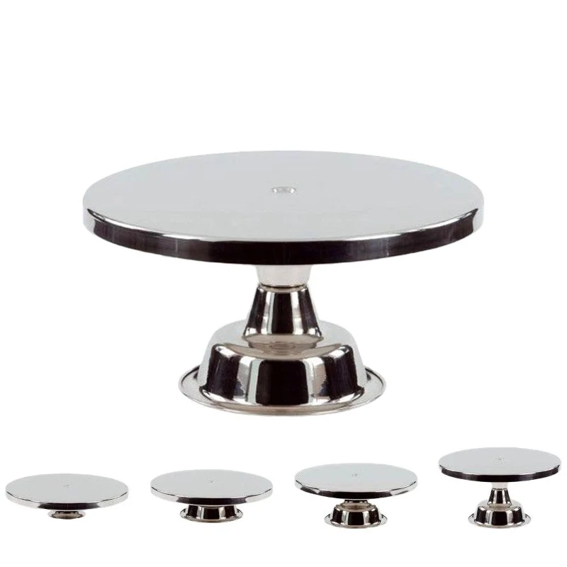 30 cm - Alzata In Acciaio Inox